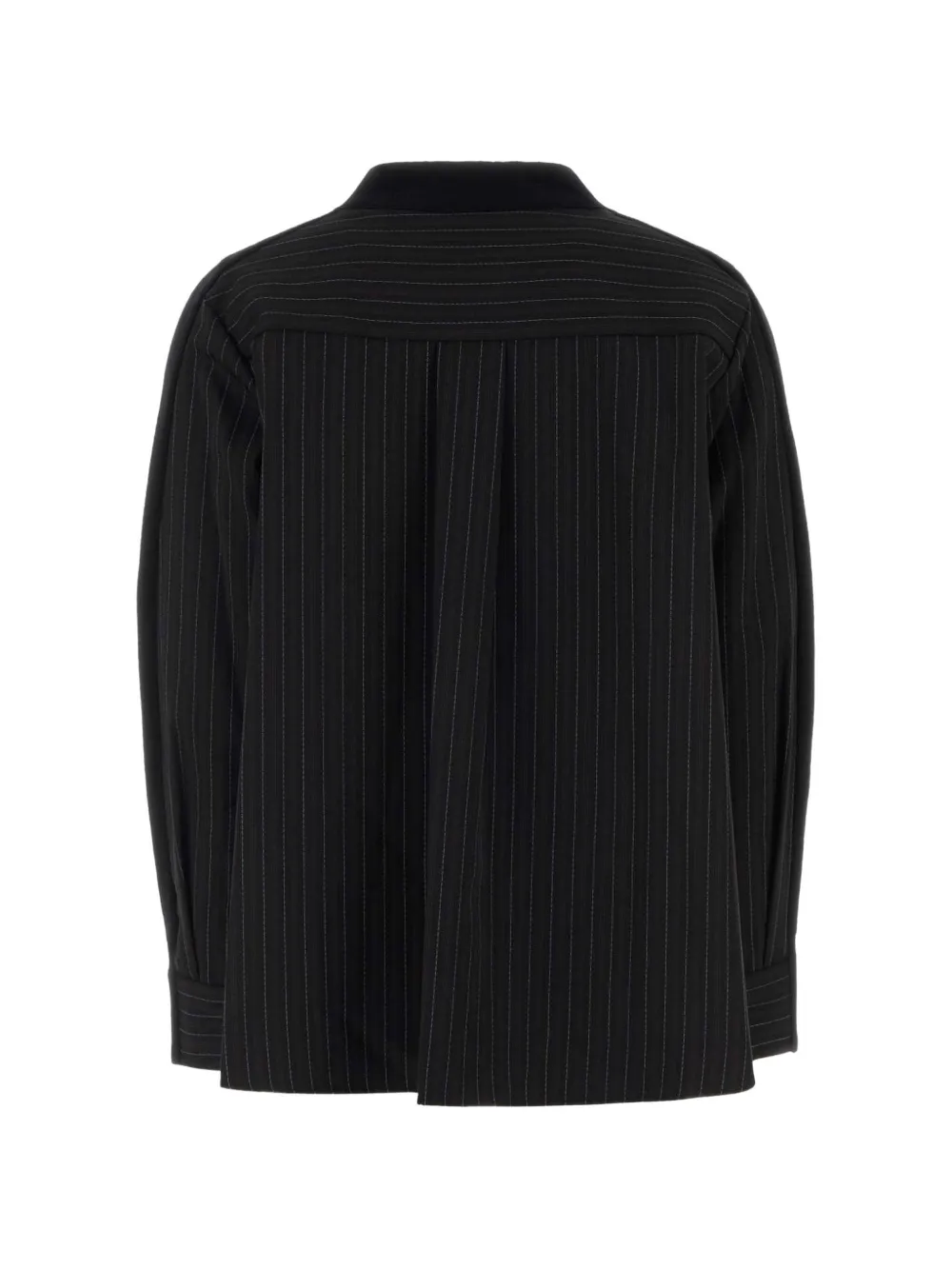  Sacai Pocket Wool Cardigan - Black 