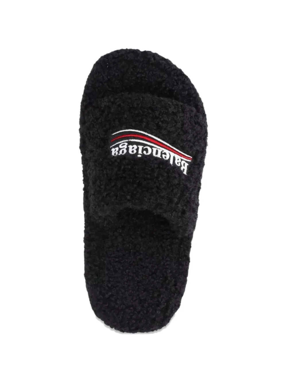 Balenciaga Sandalen met logodetail Zwart