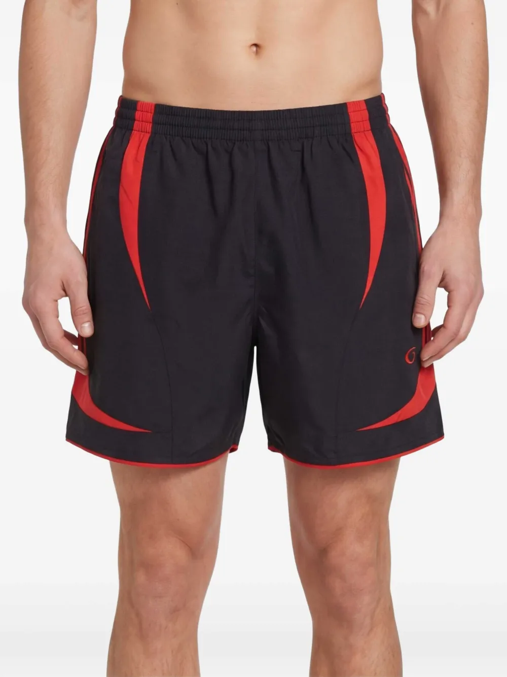 Balenciaga Soccer zwembroek Zwart