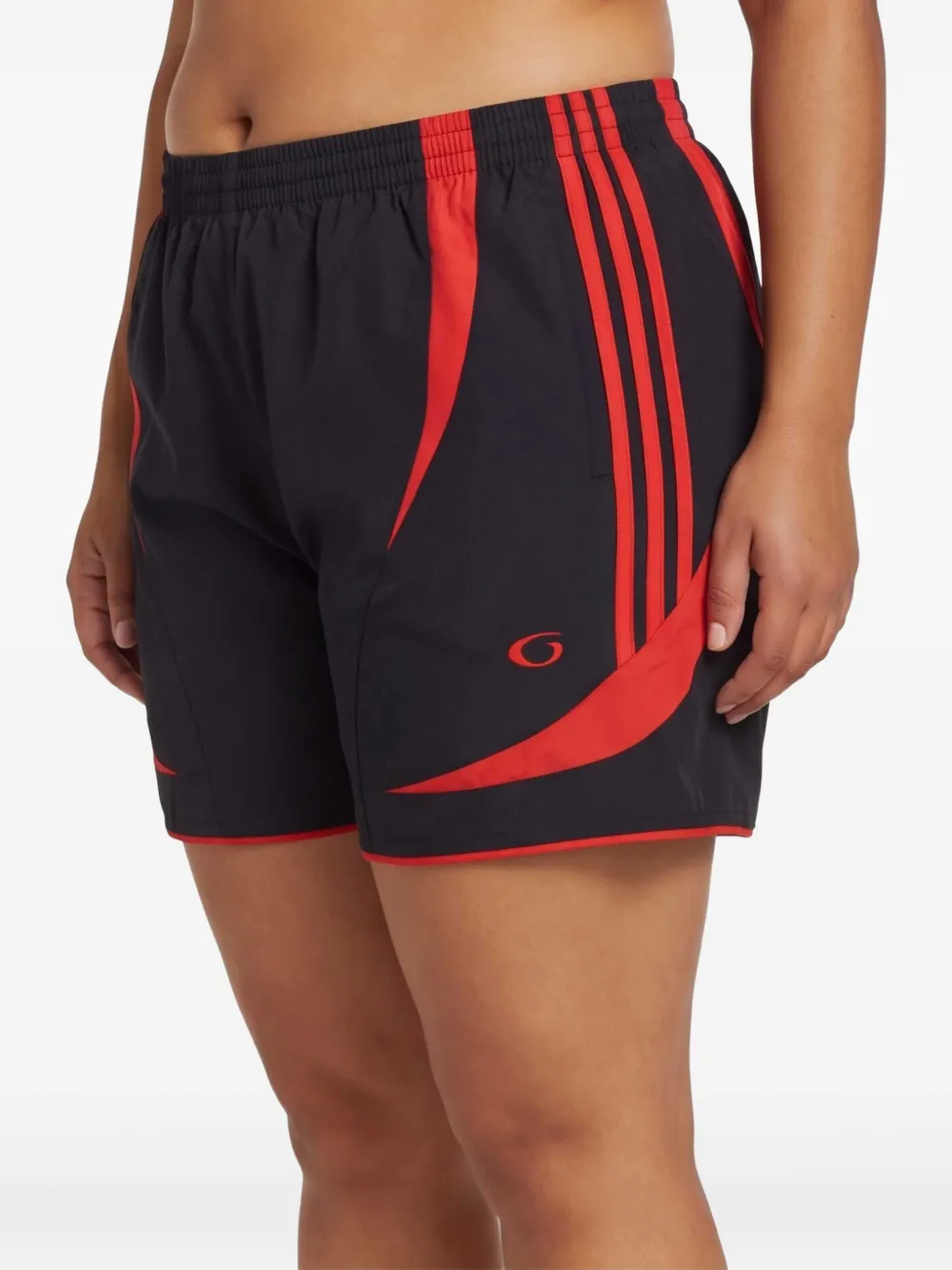 Balenciaga Soccer zwembroek Zwart