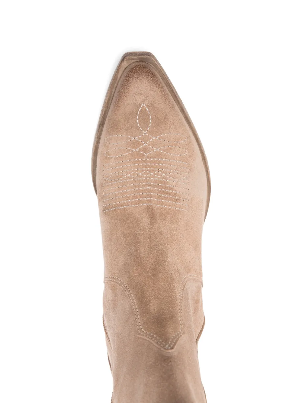 curiositè Leren laarzen Beige