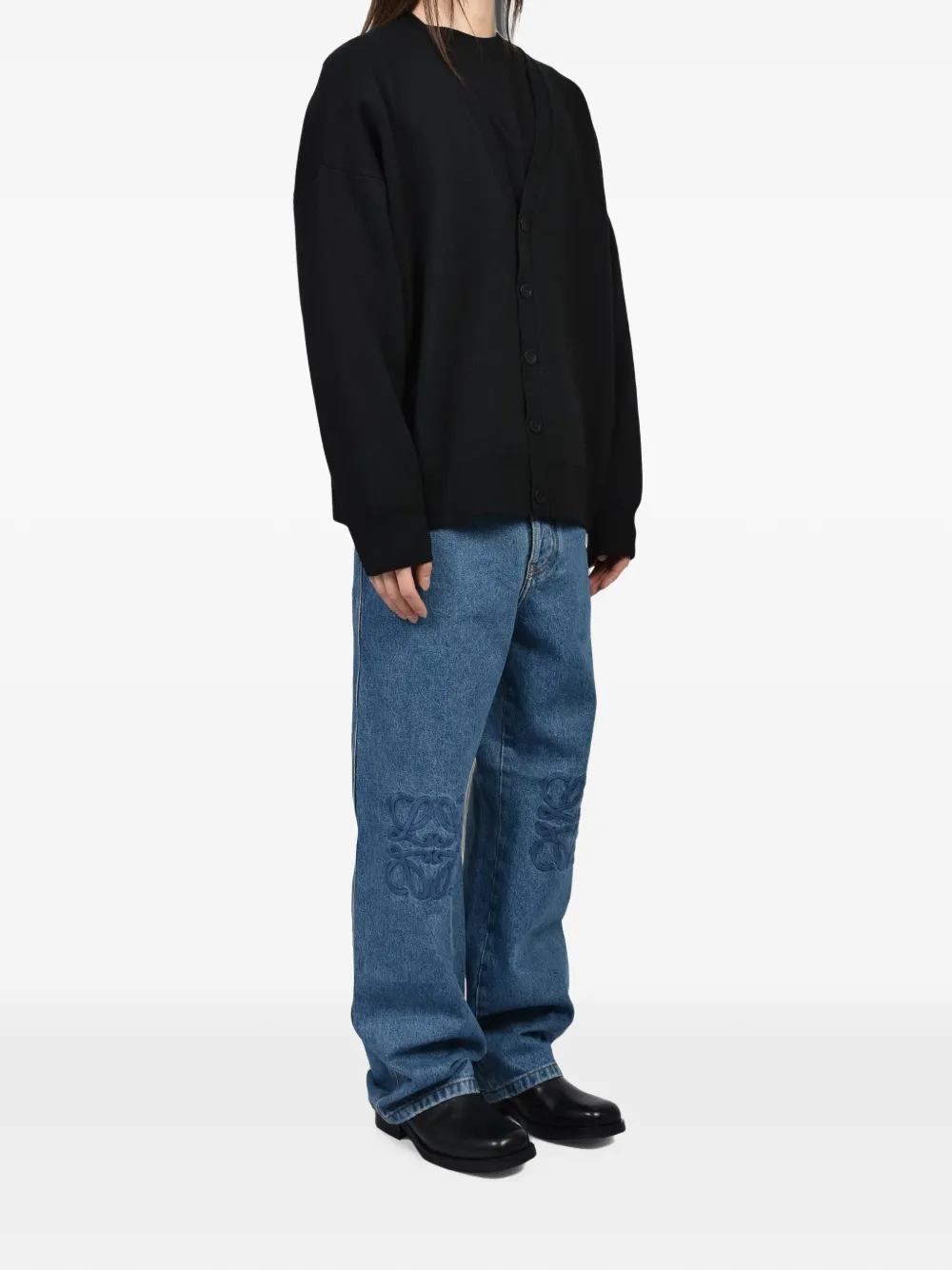 LOEWE Gebreid vest Zwart