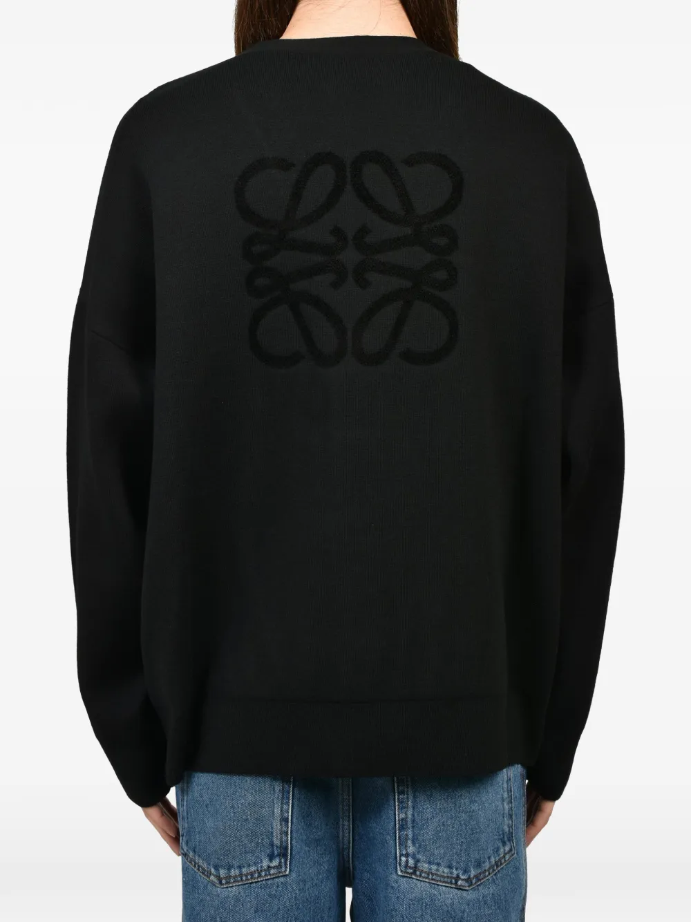 LOEWE Gebreid vest Zwart