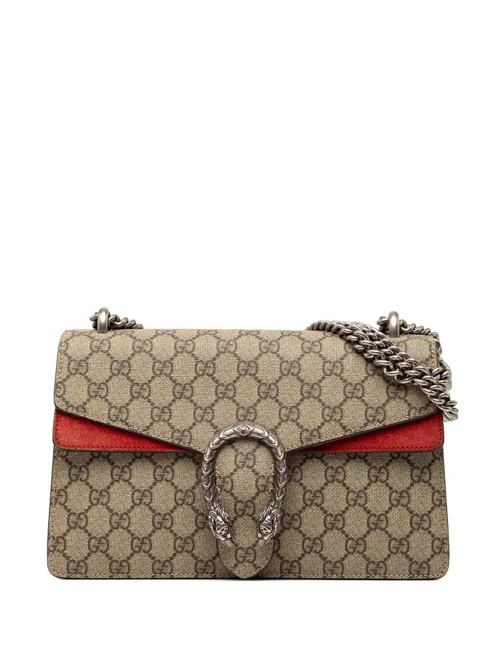 Gucci Pre-Owned 2016-2025 Medium GG Supreme Dionysus shoulder bag - Marrone
