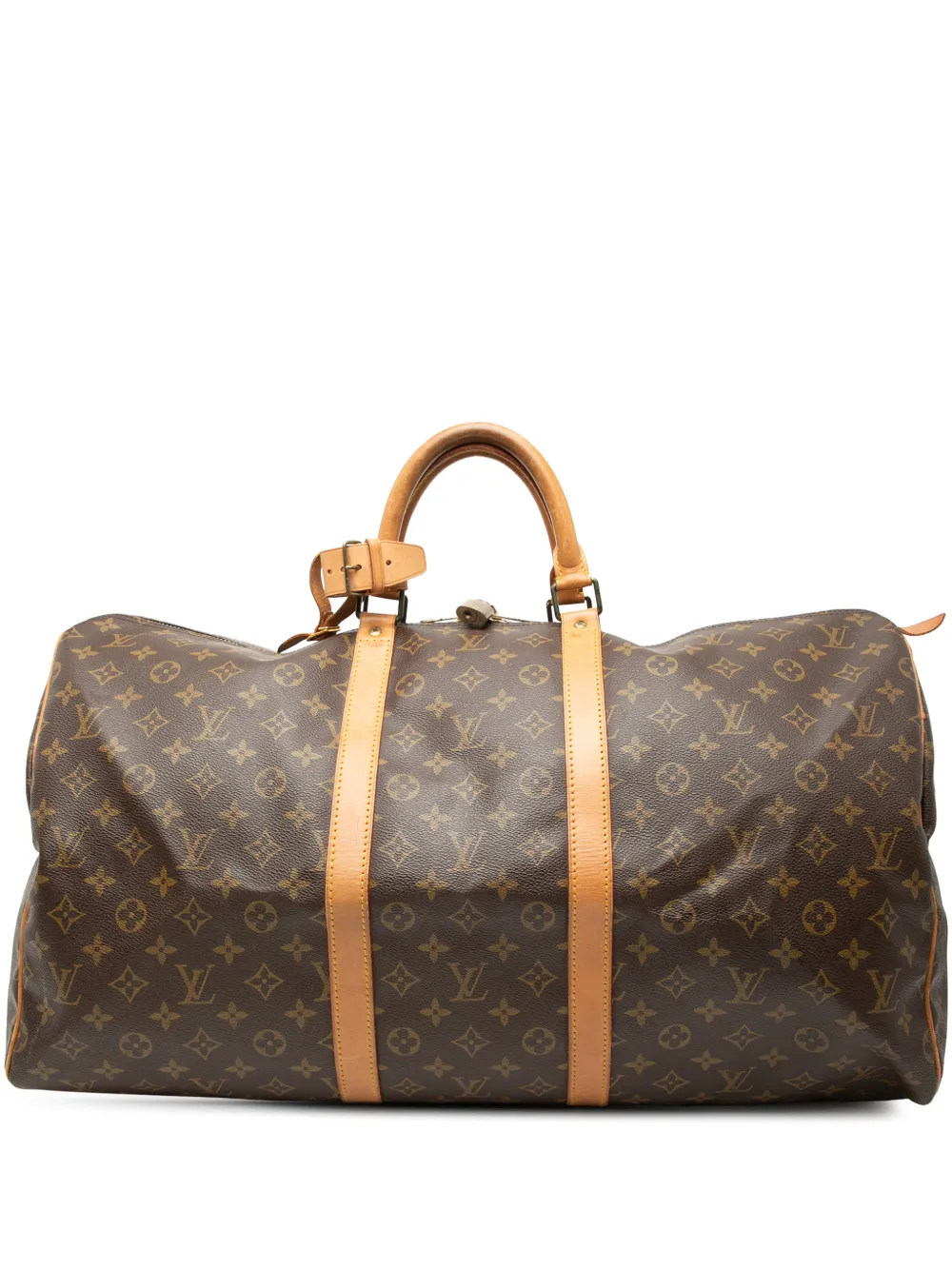 Louis Vuitton Pre-Owned 1990 Monogram Keepall 55 travel bag - Marrone