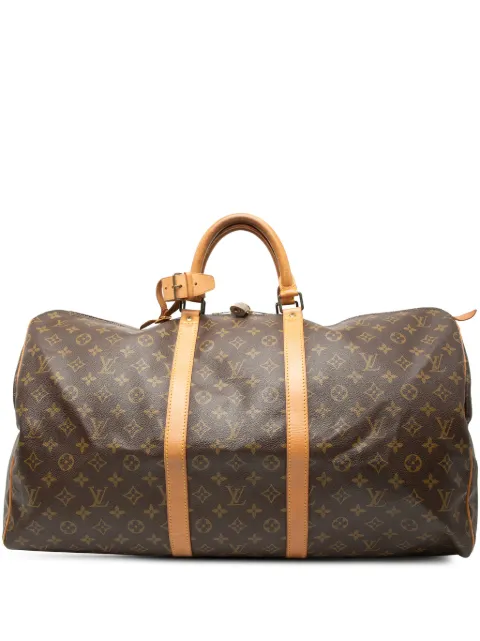 Louis Vuitton Pre-Owned 1990 Monogram Keepall 55 travel bag