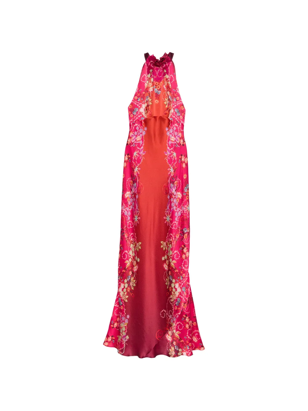 Saloni Michelle floral-print maxi dress - Rosso