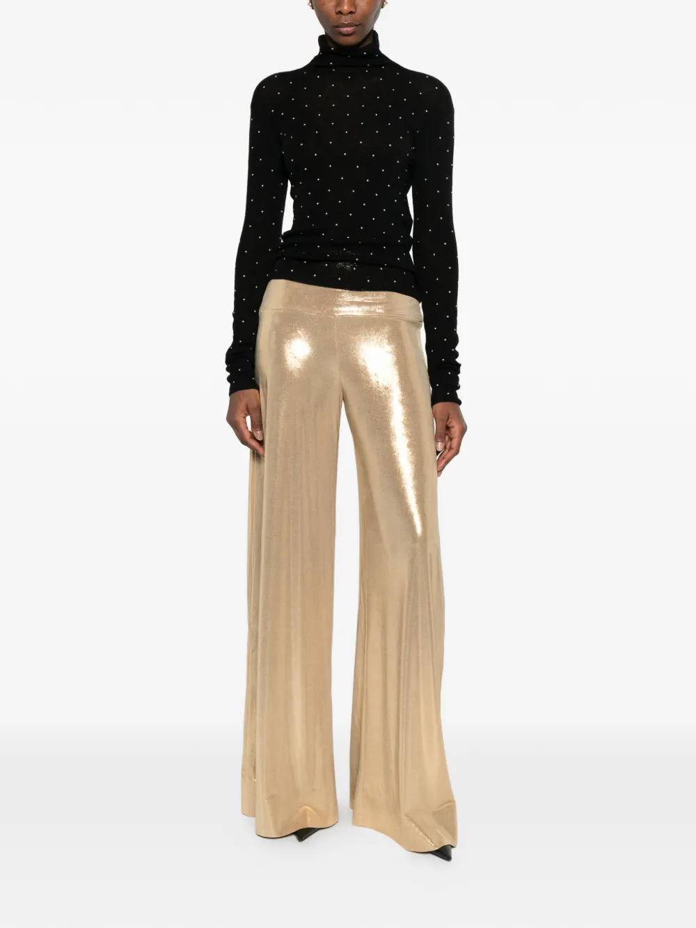  Norma Kamali High-waisted Pants - Gold 