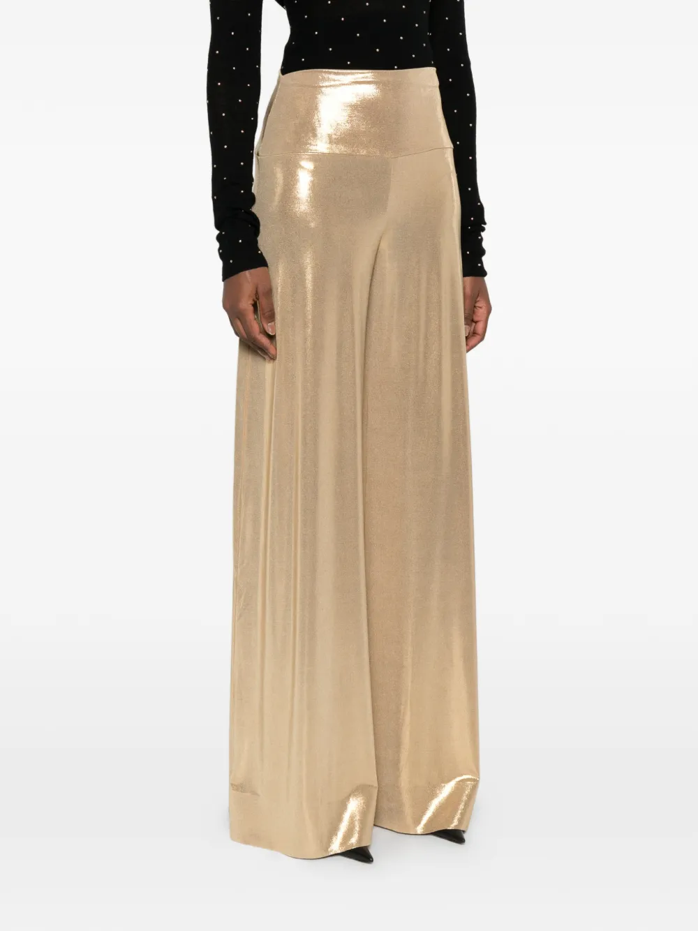  Norma Kamali High-waisted Pants - Gold 