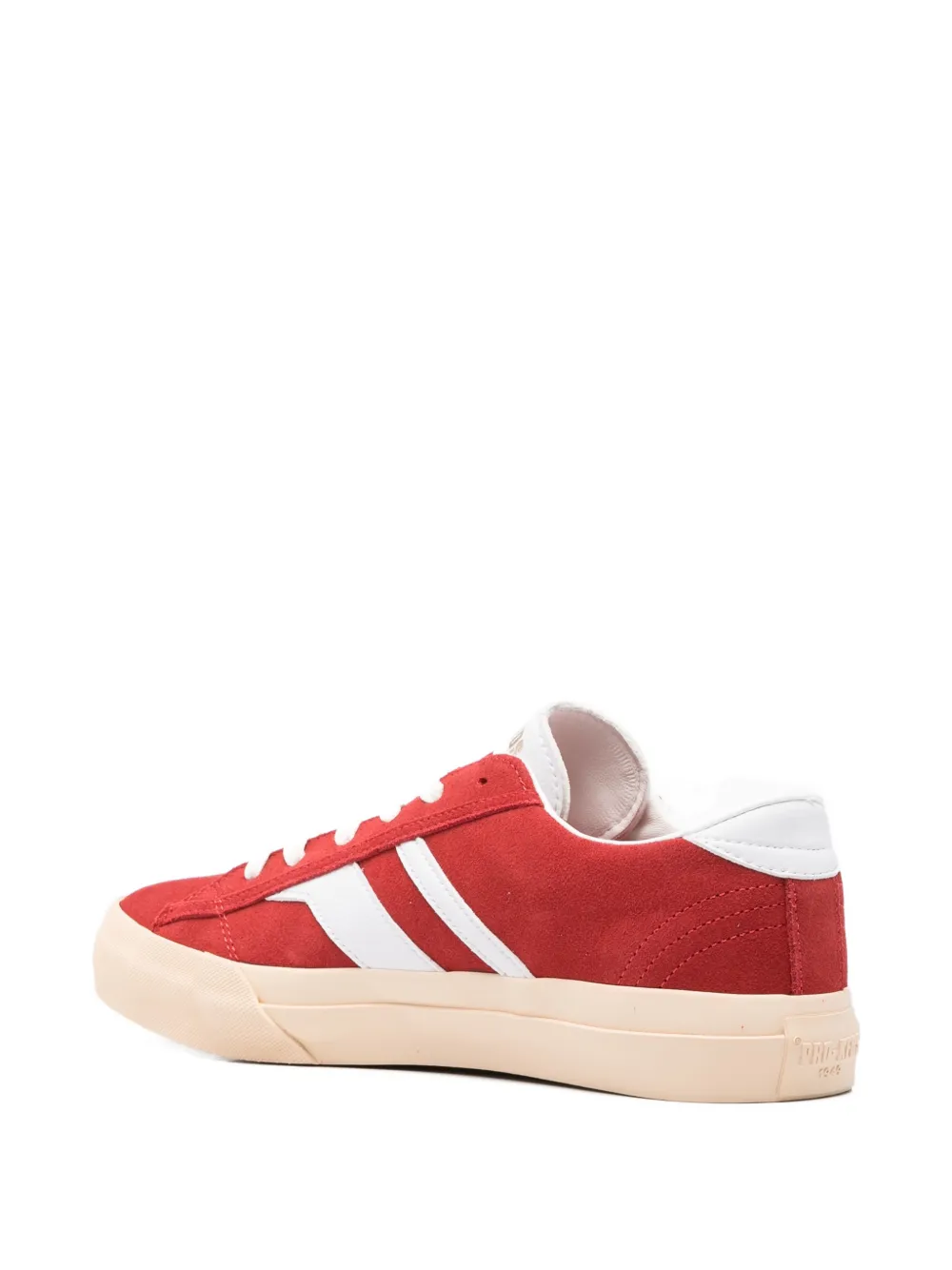 Pro-Keds Royal Classic gestreepte low-top sneakers Rood
