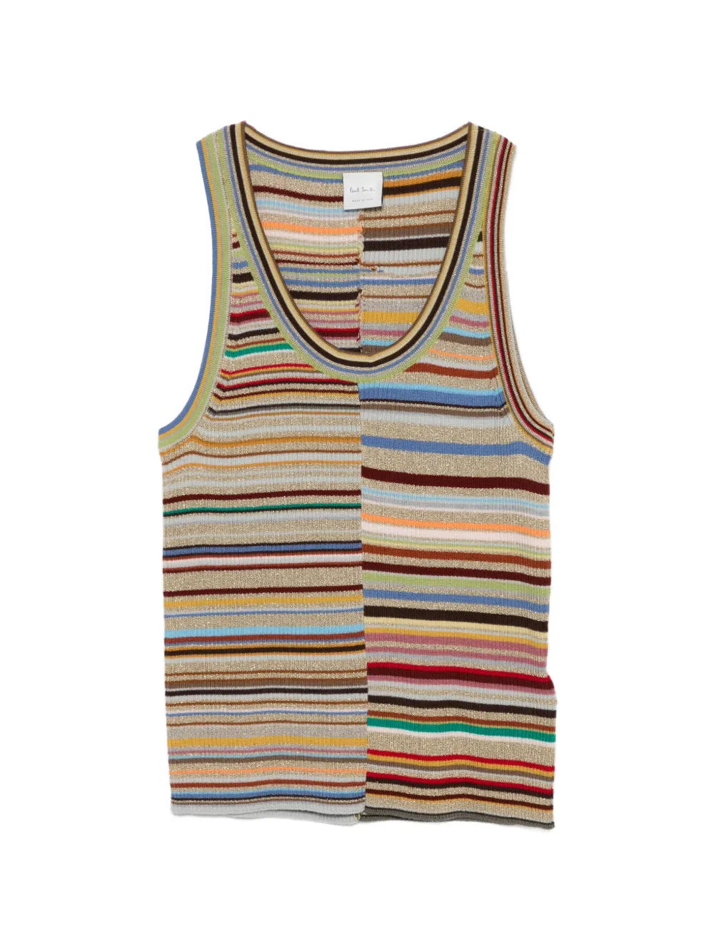Paul Smith striped vest - Toni neutri