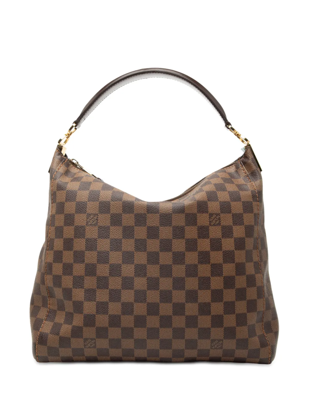 Louis Vuitton Pre-Owned 2012 Damier Ebene Portobello PM shoulder bag - Marrone