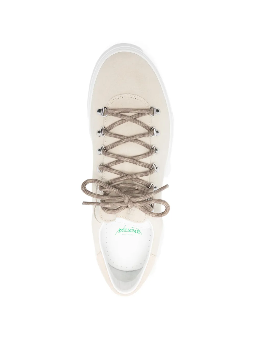 Diemme Marostica sneakers met ringlets Beige