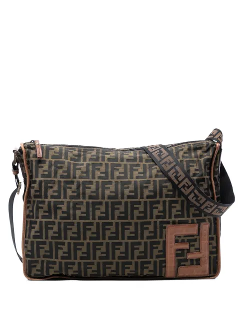 Fendi Pre-Owned bolsa crossbody de lona con motivo Zucca 2000-2010