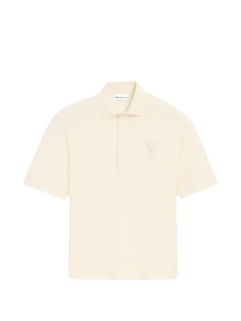 AMI Paris Ami de Coeur cotton polo shirt