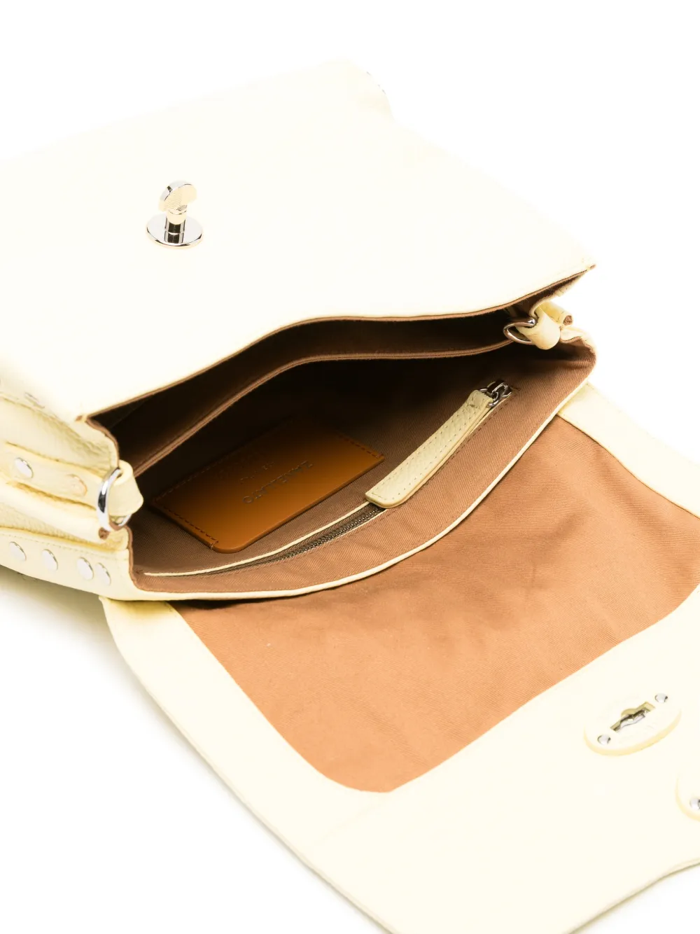 Zanellato Postina Daily leren shopper Geel