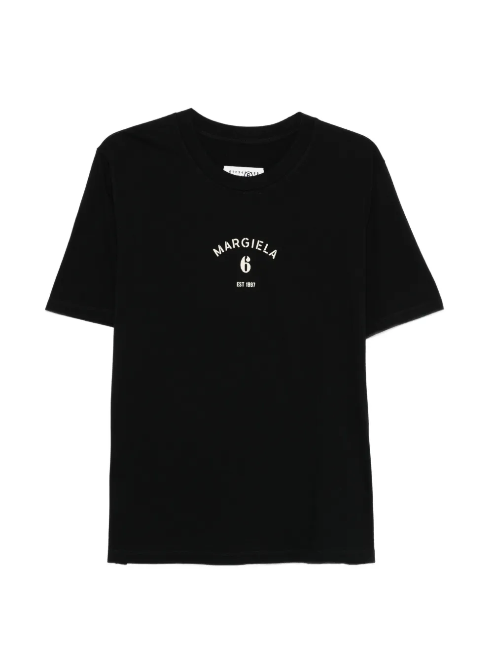 MM6 Maison Margiela logo T-shirt - Nero