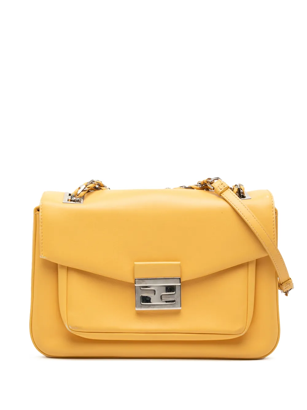 Fendi Pre-Owned 2000-2010 Nappa Be Baguette crossbody bag - Giallo