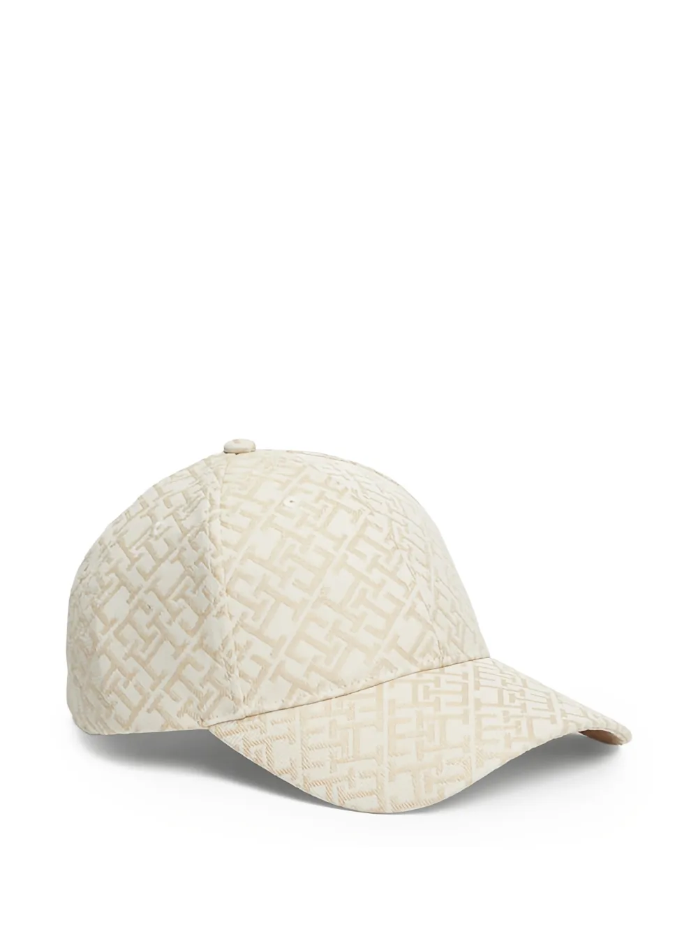 Tommy Hilfiger monogram jacquard cap - Nude