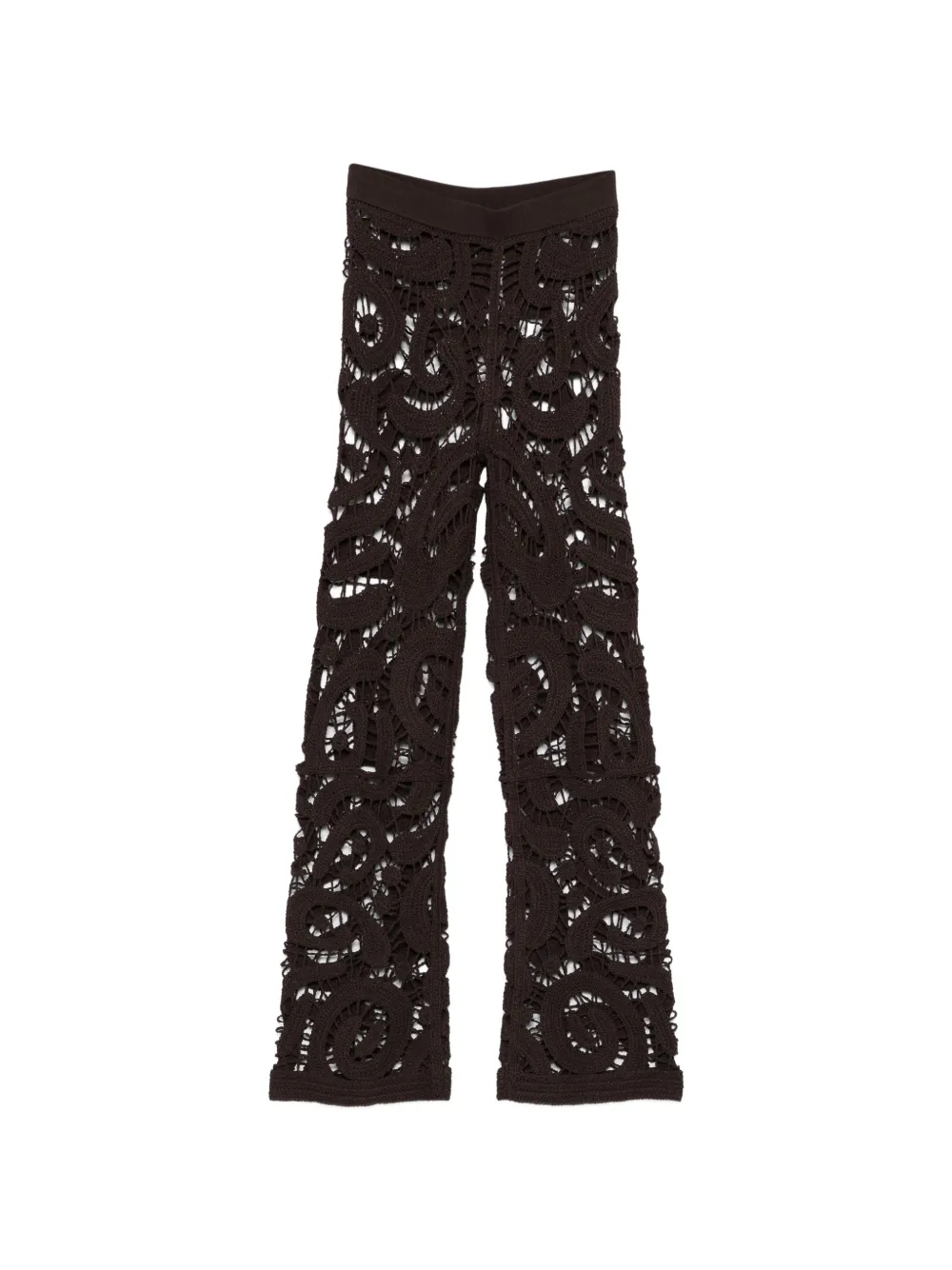 PINKO crochet trousers - Marrone