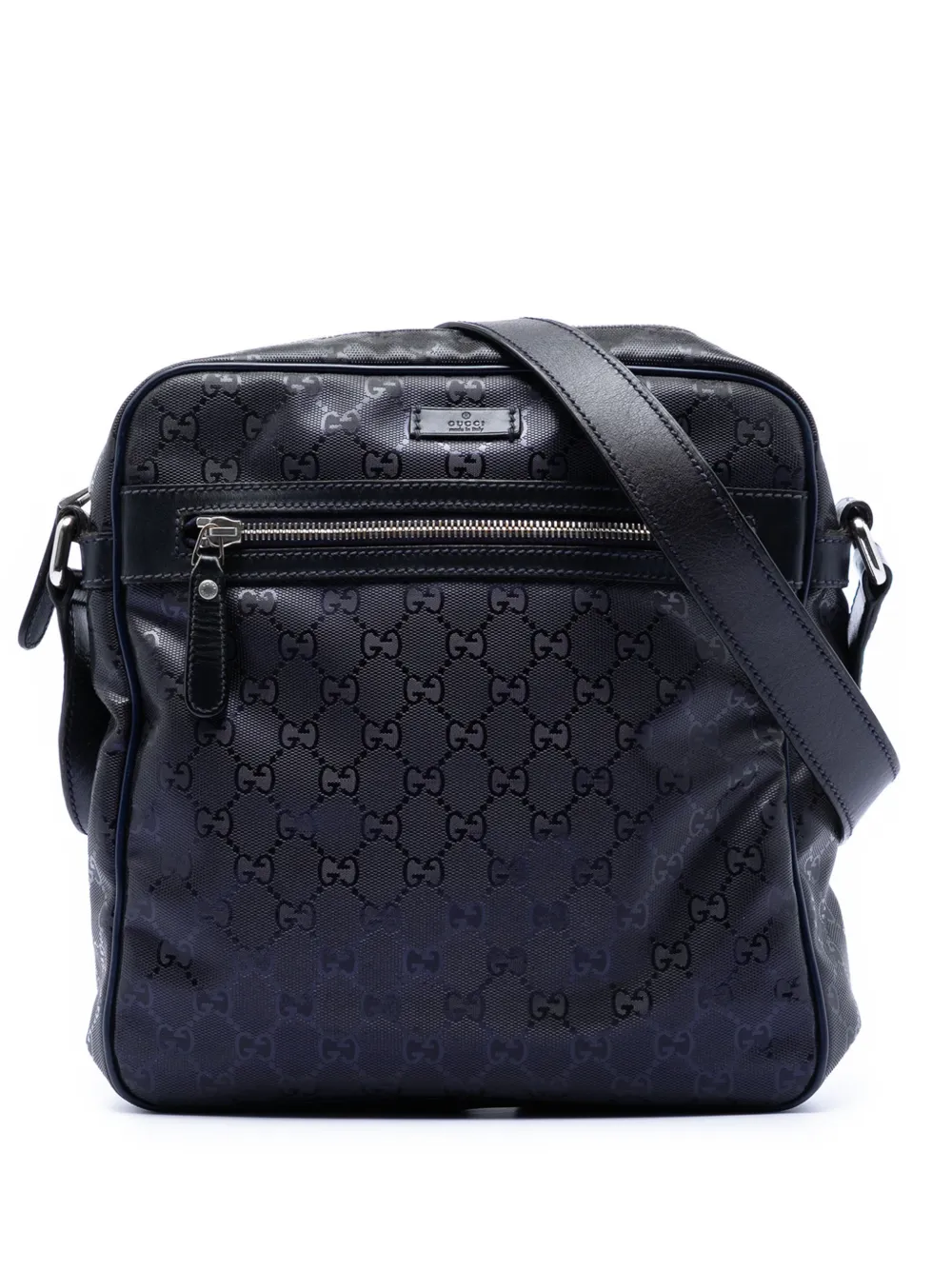 Gucci Pre-Owned Borsa a tracolla GG Imprime 2016-2026 - Blu