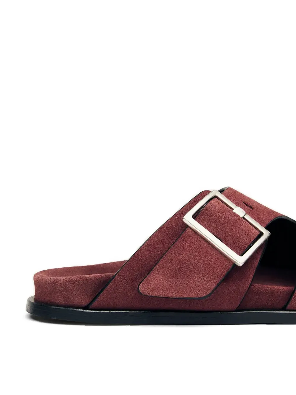 ALOHAS Slippers met gesp Bruin