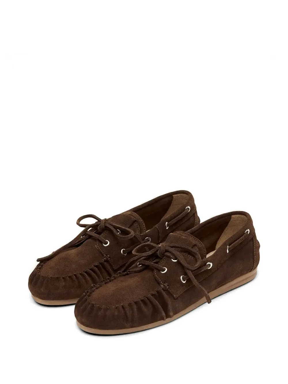 ALOHAS Rowan suède loafers Bruin