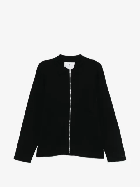 SEVEN GAUGE zip front cardigan