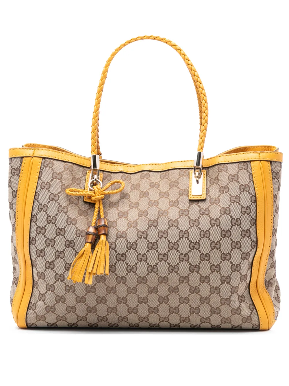 Gucci Pre-Owned 2016-2025 Medium GG Canvas Bella tote bag - Marrone