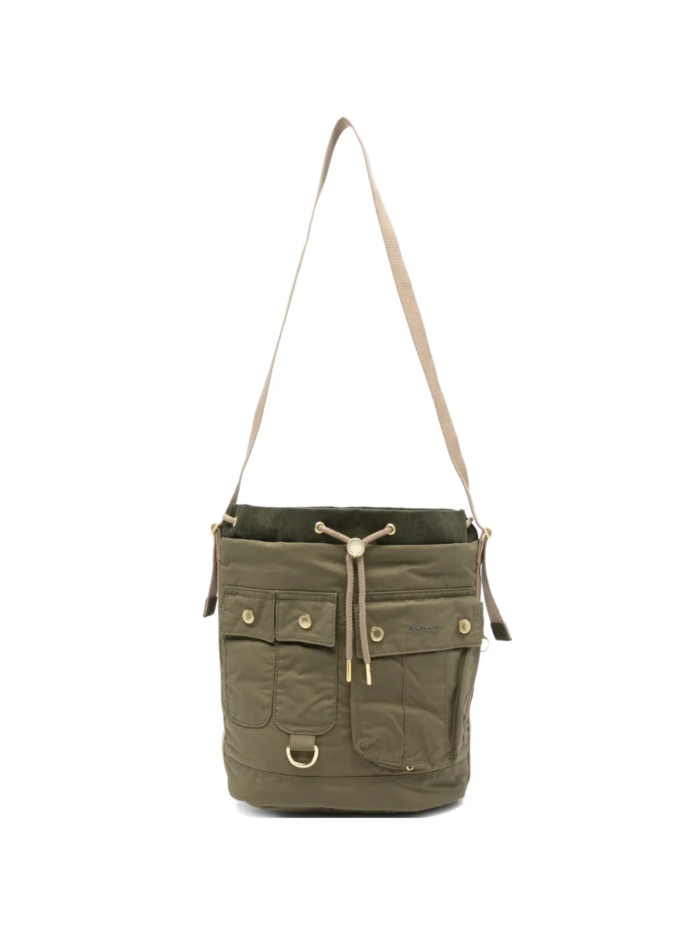 Barbour Mia drawstring shoulder bag - Verde