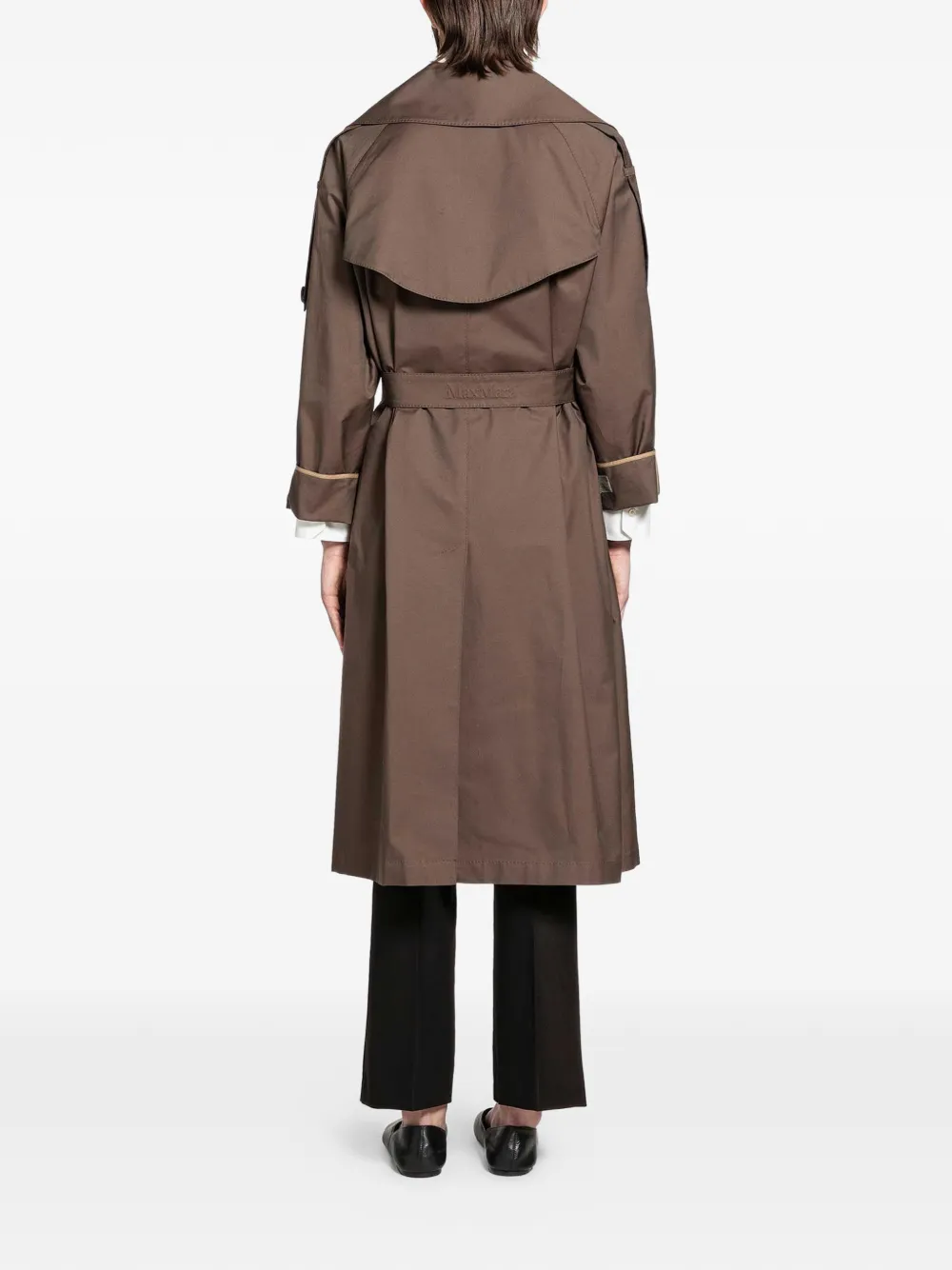  Max Mara Belted Trench Coat - Brown 