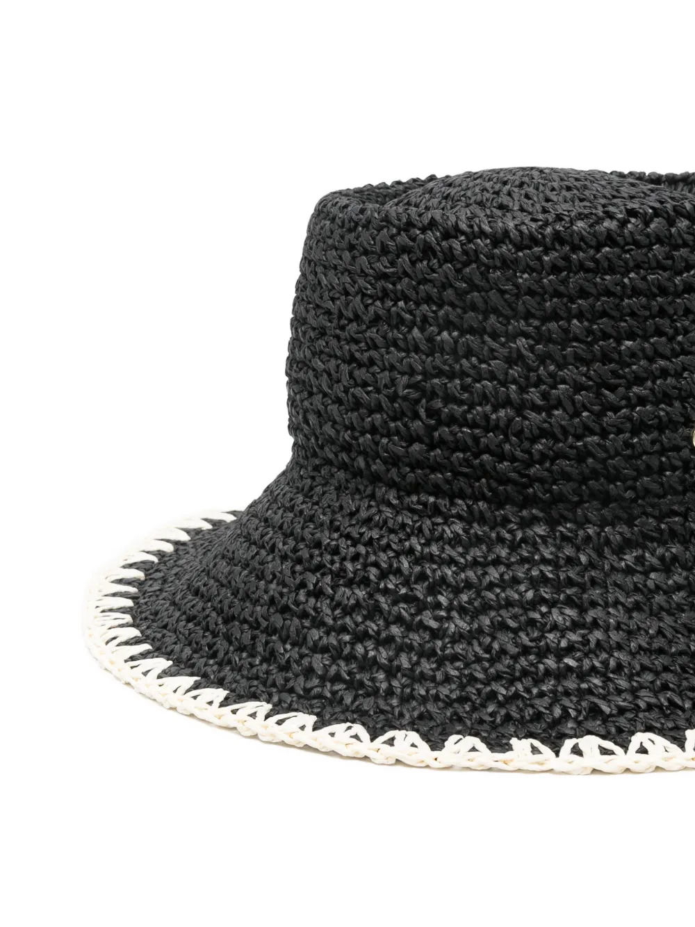 Barbour Camille fedora hoed met contrasterende afwerking Zwart