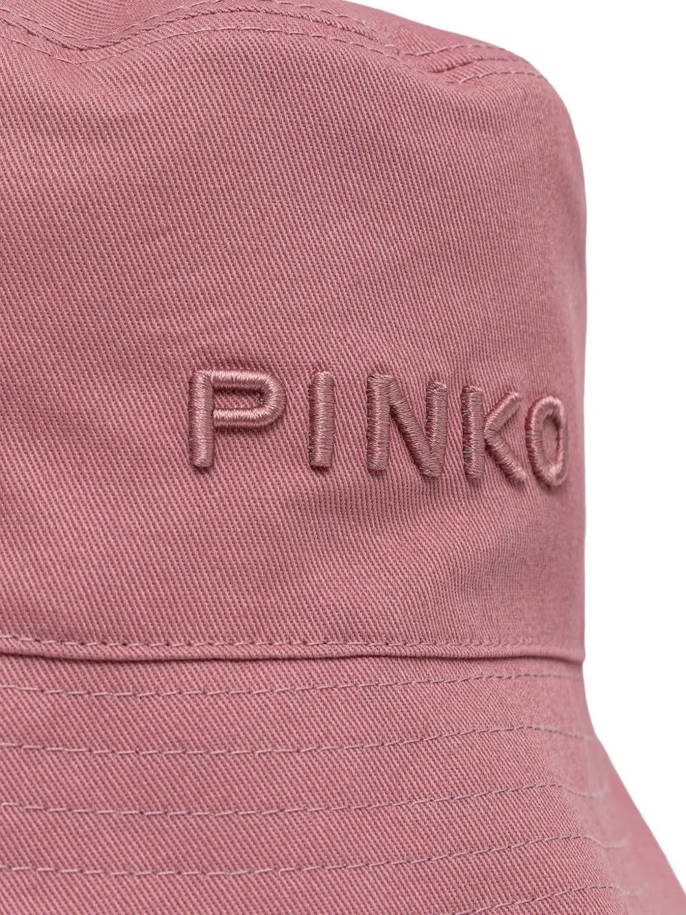 PINKO Vissershoed met geborduurd logo Roze