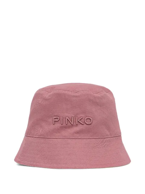 PINKO gorro de pescador con logo bordado