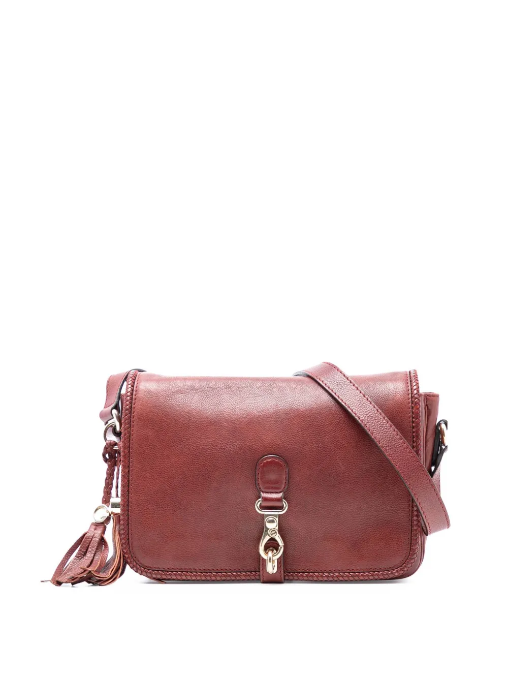 Gucci Pre-Owned 2016-2026 Leather Marrakech crossbody bag - Rosso