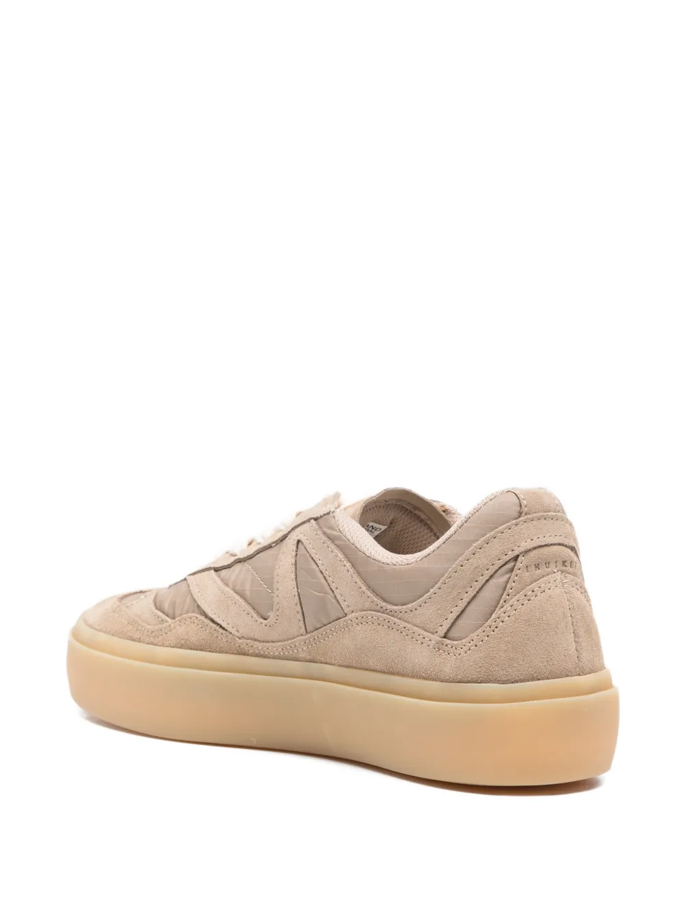 Inuikii panelled low-top sneakers Beige