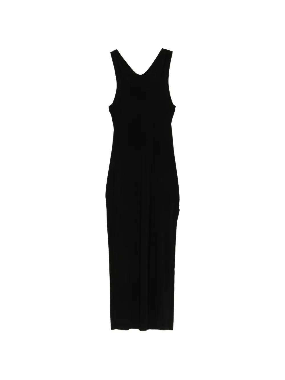Norma Kamali racer long maxi dress - Nero