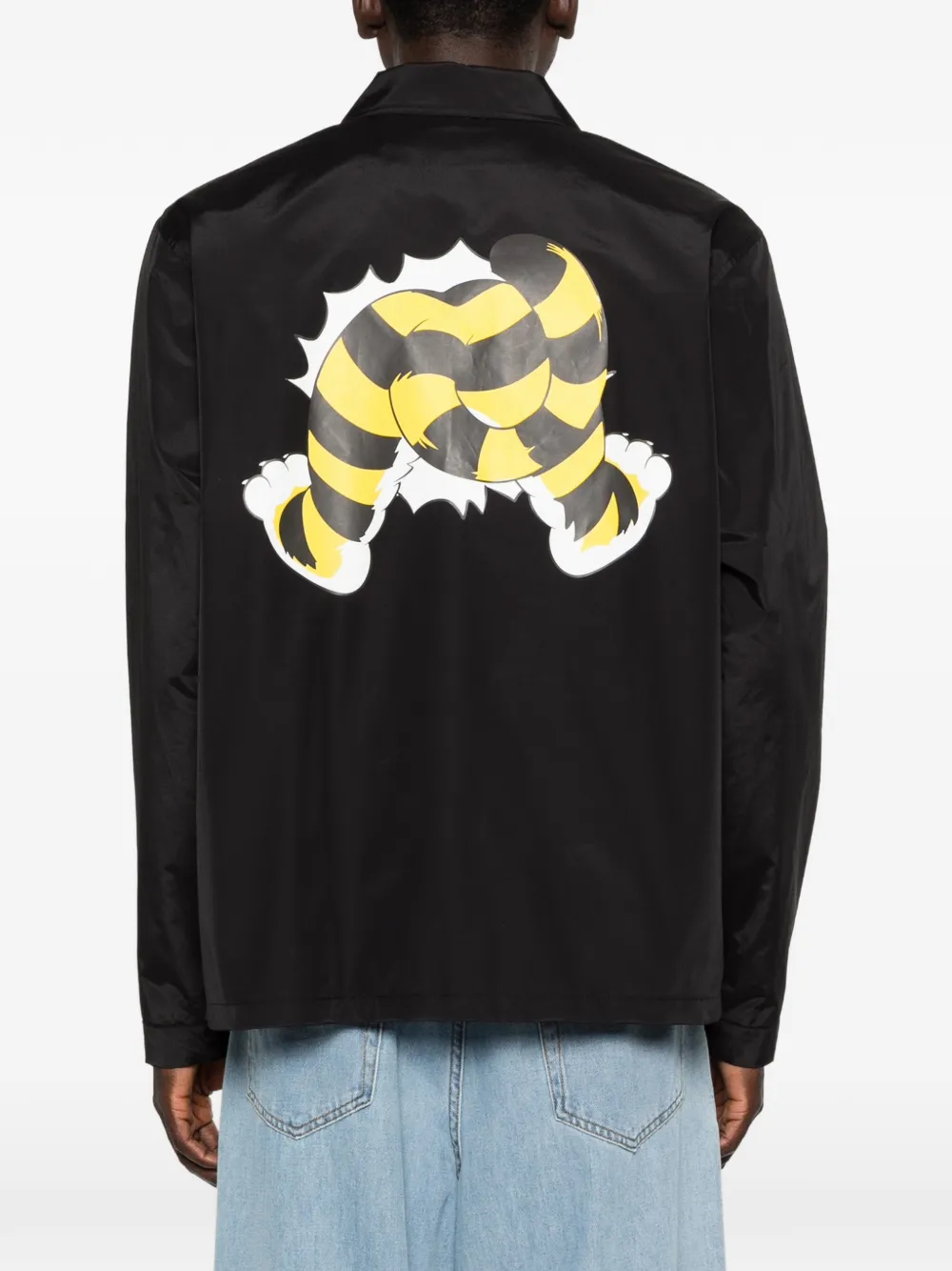 Kenzo Shirtjack met knopen Zwart
