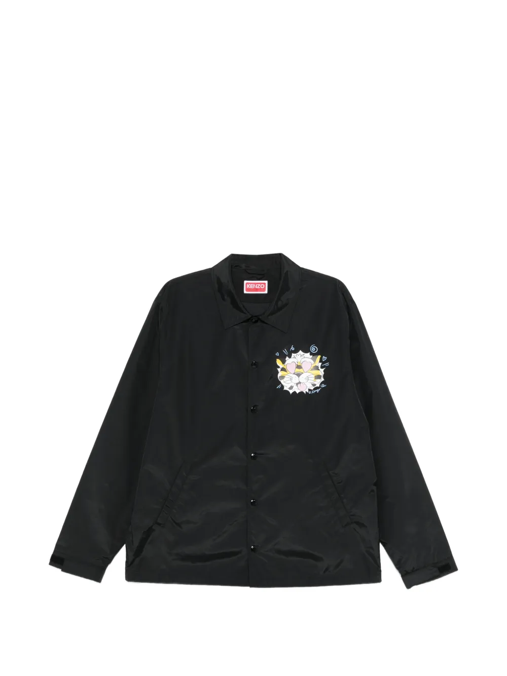 Kenzo buttoned shirt jacket - Nero