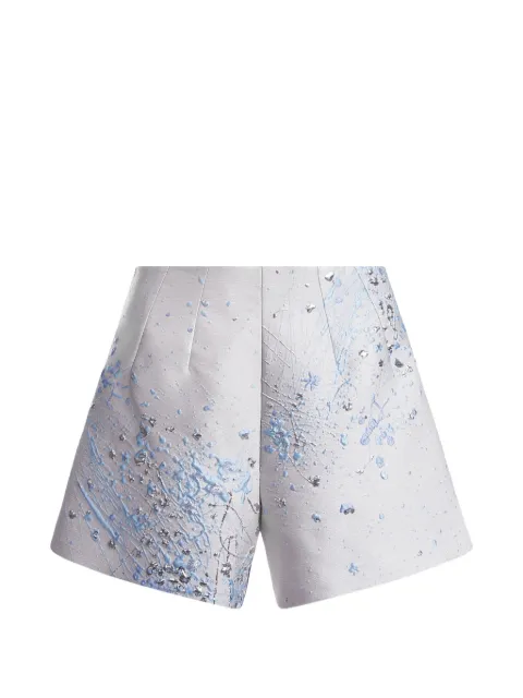 Mia Peculiar brocade short shorts