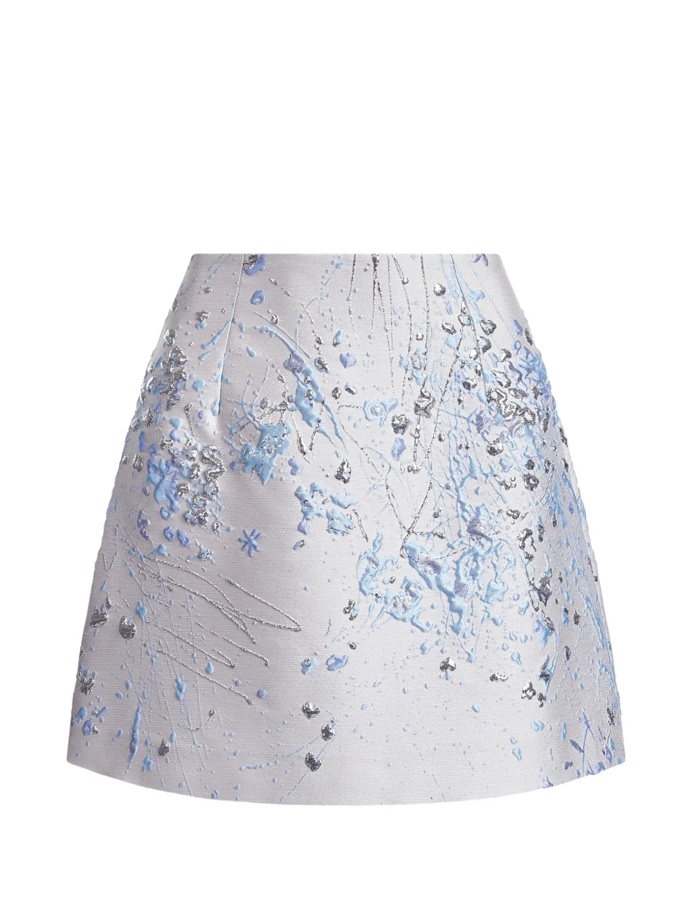 Mia Peculiar brocade mini skirt - Grigio