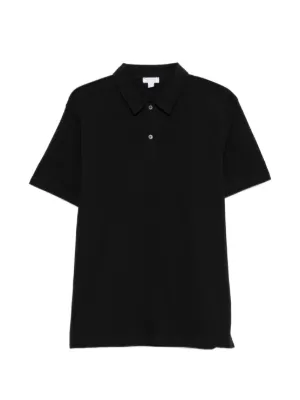 トップス ACTIVE CITY S/S SNAP POLO SHIRT Sunspel short-sleeve Button Polo Shirt | Blue | FARFETCH ZA