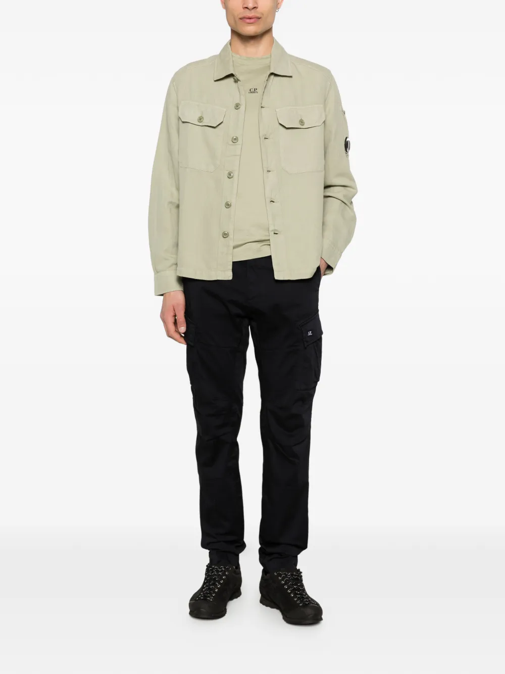 C.P. Company ストレッチ カーゴパンツ | ブルー | FARFETCH JP