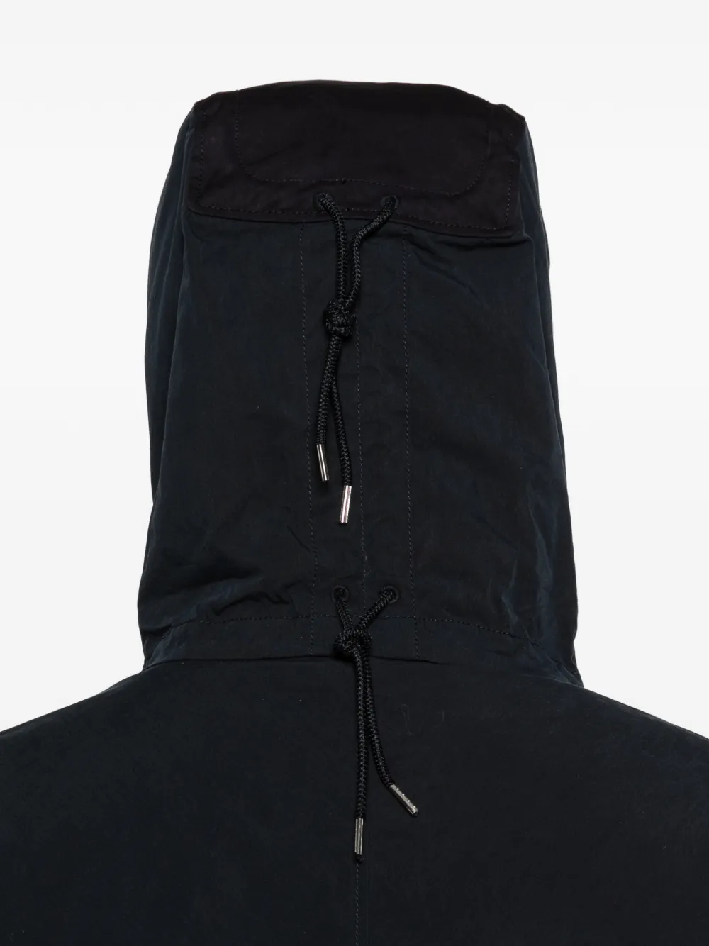 Ten C Jack met capuchon en rits Blauw