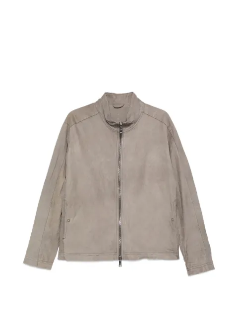 Giorgio Brato stand-up-collar leather jacket