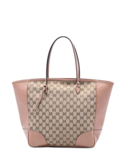 Gucci Pre-Owned 2016-2025 GG Canvas and Leather Bree tote bag