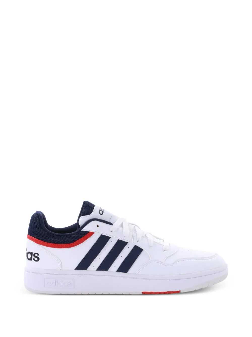 adidas Hoops 3.0 low stripes sneakers - Bianco