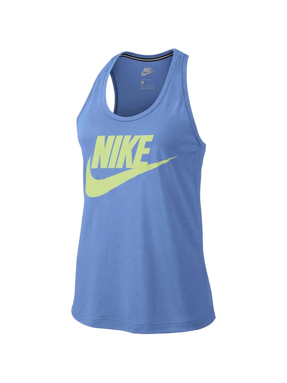Nike Essential logo tank top - Blu