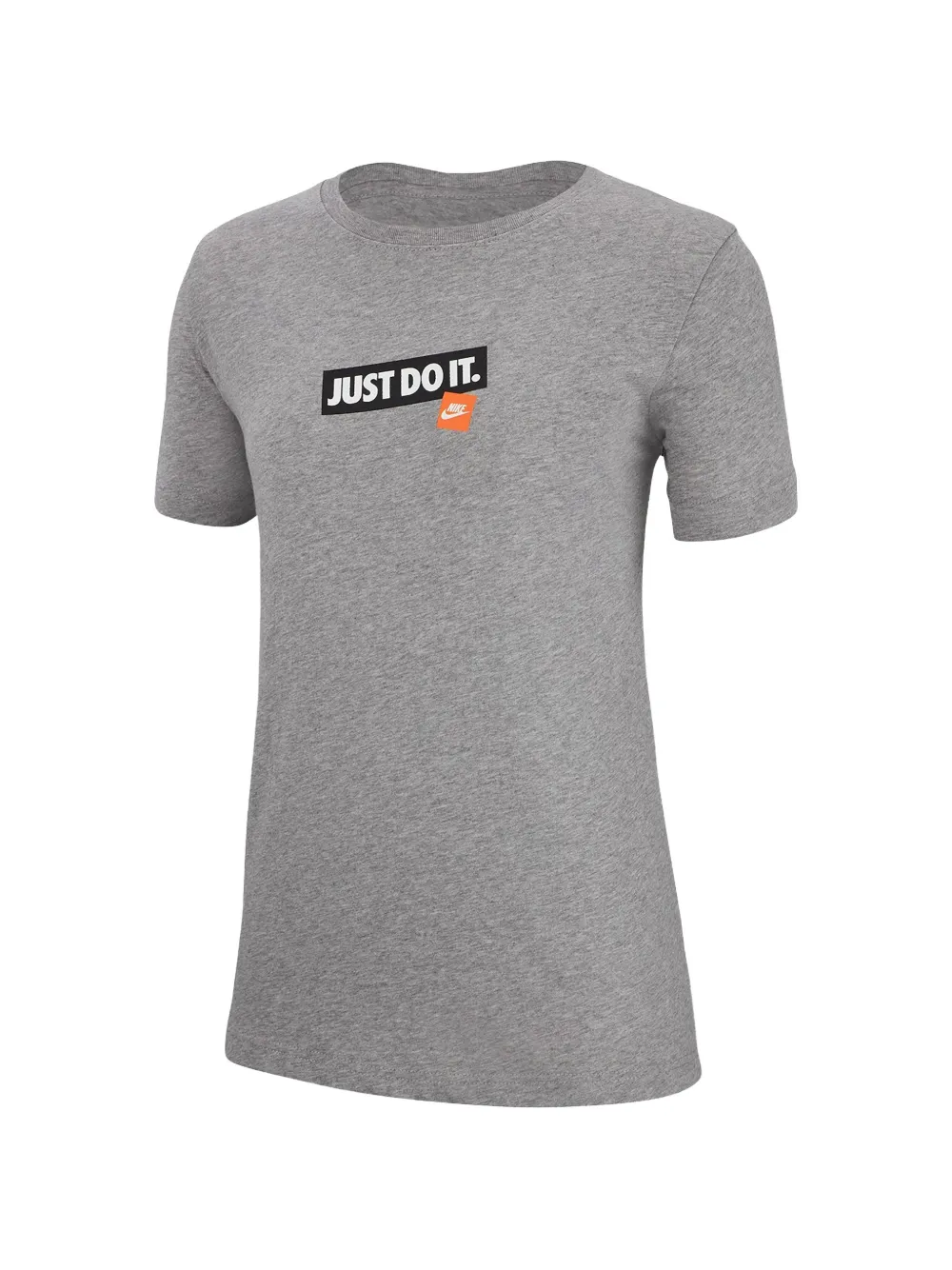 Nike slogan-print T-shirt - Grigio