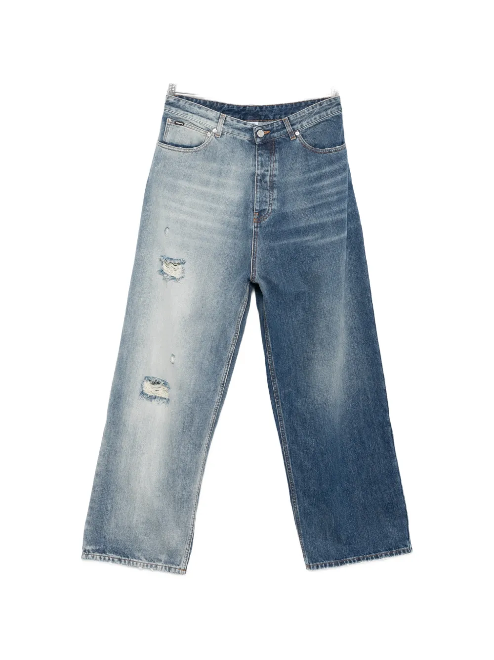 VETEMENTS distressed jeans - Blu